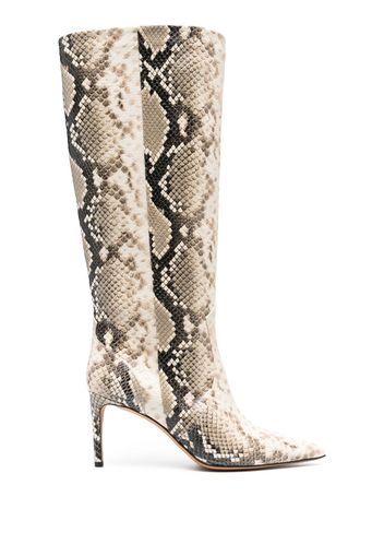 IRO 95mm python-print boots - Toni neutri