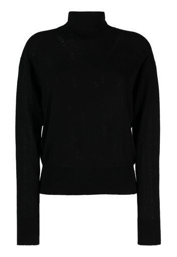 IRO roll-neck wool-blend jumper - Nero