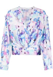 IRO Blusa Otaki a fiori - Viola