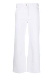 IRO cropped high-waisted jeans - Bianco