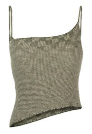 Isa Boulder Parallel asymmetric tank top - Verde