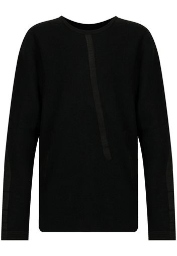 Isaac Sellam Experience tape-detail wool sweatshirt - Nero