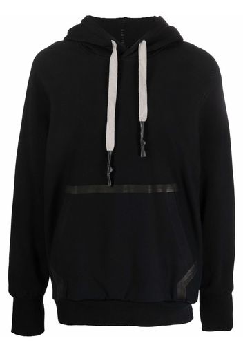 Isaac Sellam Experience drawstring organic-cotton hoodie - Nero