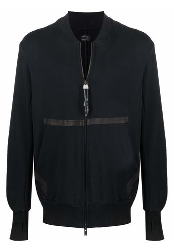 Isaac Sellam Experience oversize-zip tape sweatshirt - Nero