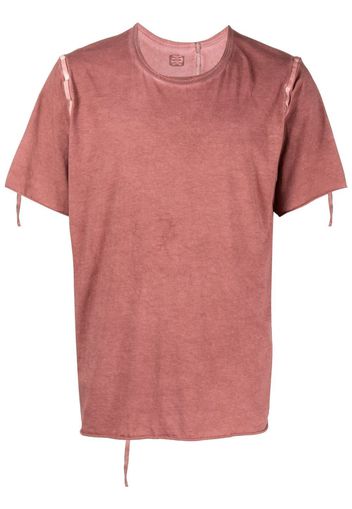 Isaac Sellam Experience T-shirt con effetto vissuto - Rosso