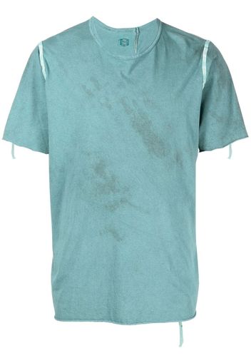 Isaac Sellam Experience T-shirt con effetto vissuto - Verde