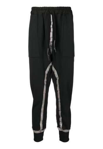 Isaac Sellam Experience Pantaloni affusolati con decorazione zip - Nero