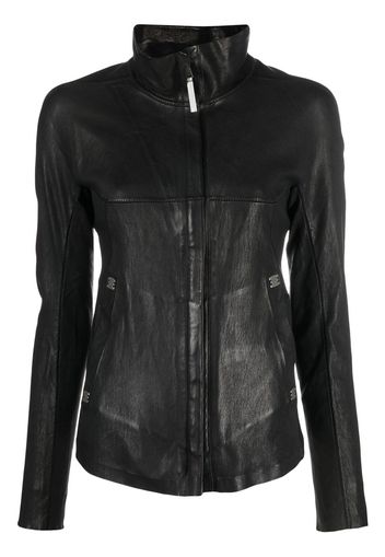 Isaac Sellam Experience lambskin zip-up jacket - Nero