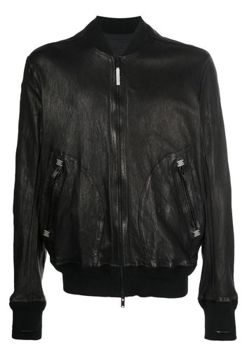 Isaac Sellam Experience zipped leather jacket - Nero
