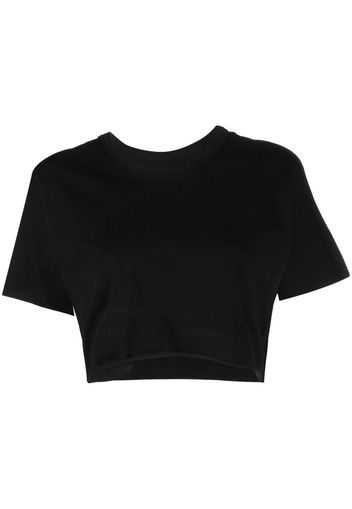 Isaac Sellam Experience cropped short-sleeved T-shirt - Nero