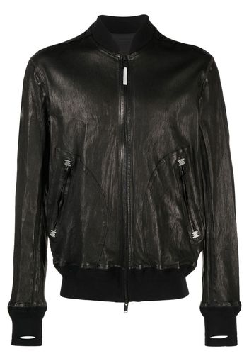 Isaac Sellam Experience zip-detail leather jacket - Nero