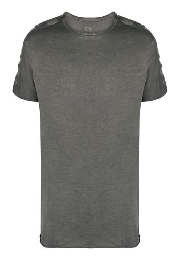 Isaac Sellam Experience T-shirt con applicazione a contrasto - Grigio