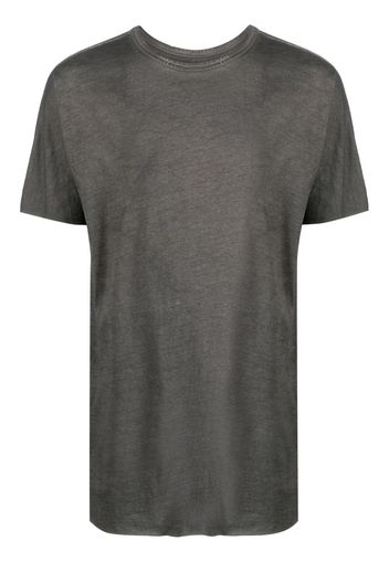 Isaac Sellam Experience strap-detail organic-cotton T-shirt - Grigio