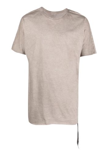 Isaac Sellam Experience tape-detail organic cotton T-shirt - Toni neutri