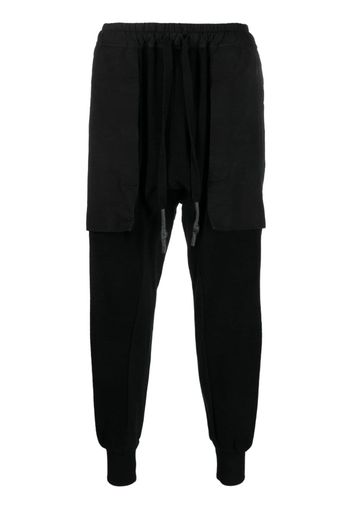 Isaac Sellam Experience 69 LC logo-plaque track pants - Nero