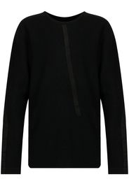 Isaac Sellam Experience tape-detail wool sweatshirt - Nero