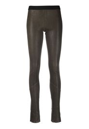 Isaac Sellam Experience Insoumise leather leggings - Marrone