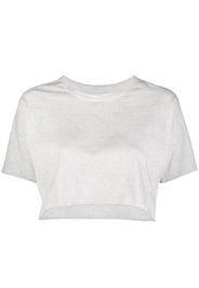 Isaac Sellam Experience cropped short-sleeved T-shirt - Grigio