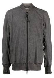 Isaac Sellam Experience Bomber con zip - Grigio