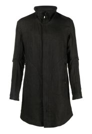 Isaac Sellam Experience Trench con zip - Nero