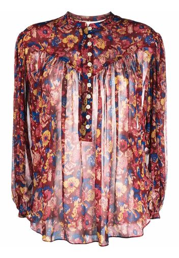 Isabel Marant Étoile Kiledia floral print blouse - Rosso