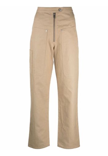 Isabel Marant Étoile Phil straight-leg trousers - Toni neutri