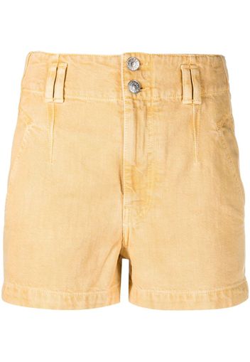 Isabel Marant Étoile Tihiana high-waist shorts - Giallo