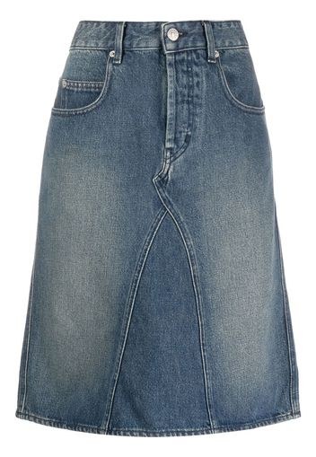 Isabel Marant Étoile Fiali A-line denim skirt - Blu