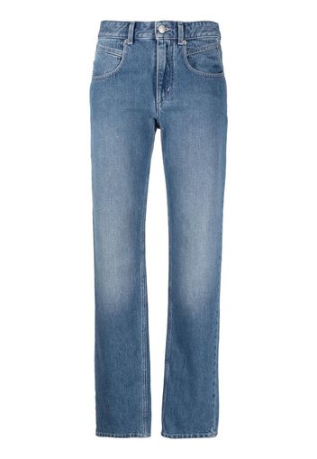 Isabel Marant Étoile Vanda mid-rise mom jeans - Blu