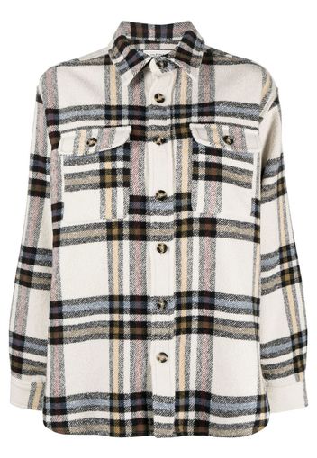 Isabel Marant Étoile Ebbaz checked shirt - Toni neutri