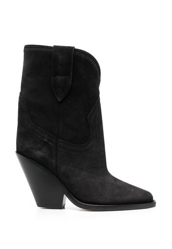 Isabel Marant Étoile pointed-toe suede boots - Nero