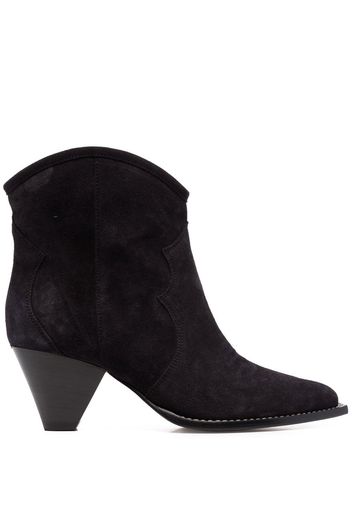 Isabel Marant Étoile suede pointed-toe boots - Nero