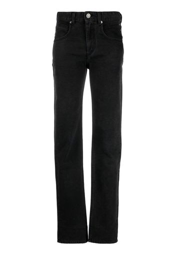 Isabel Marant Étoile Jeans dritti Varda - Nero