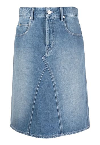 Isabel Marant Étoile Gonna svasata denim - Blu