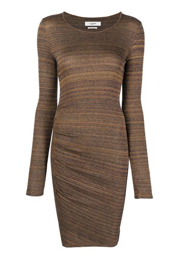 Isabel Marant Étoile Jyoti knitted midi dress - Marrone