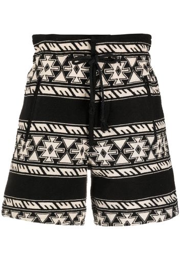 ISABEL MARANT ÉTOILE Limina tied-waist shorts - Nero