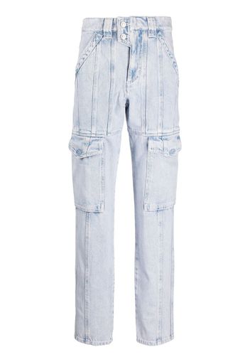 Isabel Marant Étoile Vayoneo cargo jeans - Blu