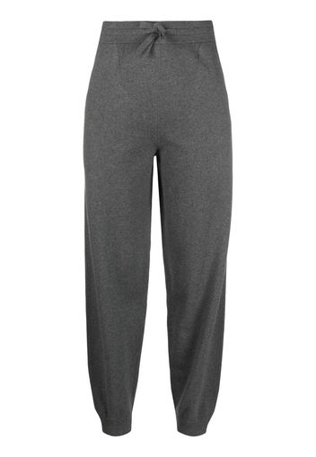 ISABEL MARANT ÉTOILE tapered drawstring track pants - Grigio