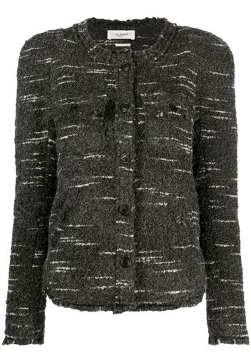 Isabel Marant Étoile button-front tweed jacket - Grigio