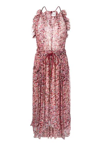 Isabel Marant Étoile graphic-print sleeveless dress - Rosso