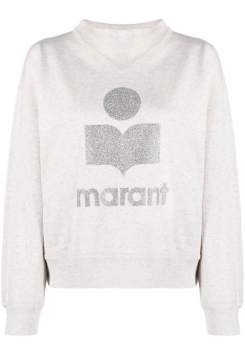 Isabel Marant Étoile logo-print jumper - Toni neutri