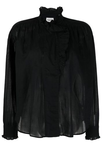 Isabel Marant Étoile Blusa con ruches - Nero