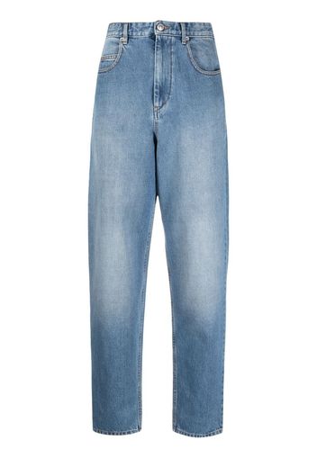 Isabel Marant Étoile high-waisted boyfriend jeans - Blu