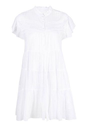 Isabel Marant Étoile Lanikaye tiered cotton minidress - Bianco