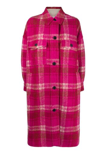 Isabel Marant Étoile Cappotto monopetto a quadri - Rosa