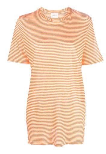 Isabel Marant Étoile T-shirt a righe - Arancione