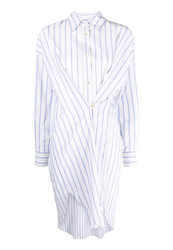 Isabel Marant Étoile asymmetric striped shirt dress - Toni neutri