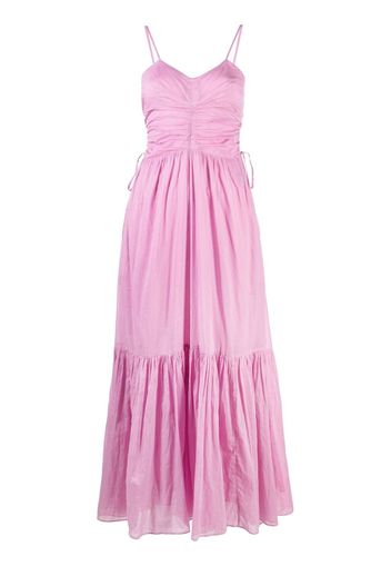 Isabel Marant Étoile scoop-neck tiered maxi dress - Rosa