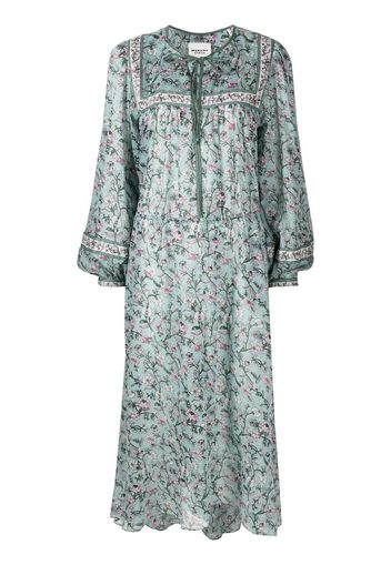 Isabel Marant Étoile Greila floral-print midi dress - Verde