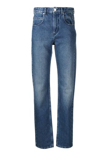 Isabel Marant Étoile Vendelia straight-leg jeans - Blu